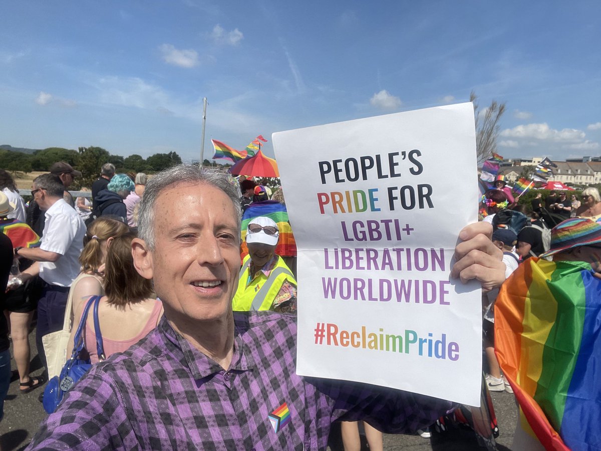 PeterTatchell's tweet photo. At #EastbournePride now in #PrincesPark. A grassroots #PeoplesPride by & for local community. No corporate & commercial dominance - the way #Pride was originally & should always be. We stand in solidarity with LGBT+ people worldwide fighting for freedom
@BourneOutLGBT https://t.co/CHM7Qm3KZU