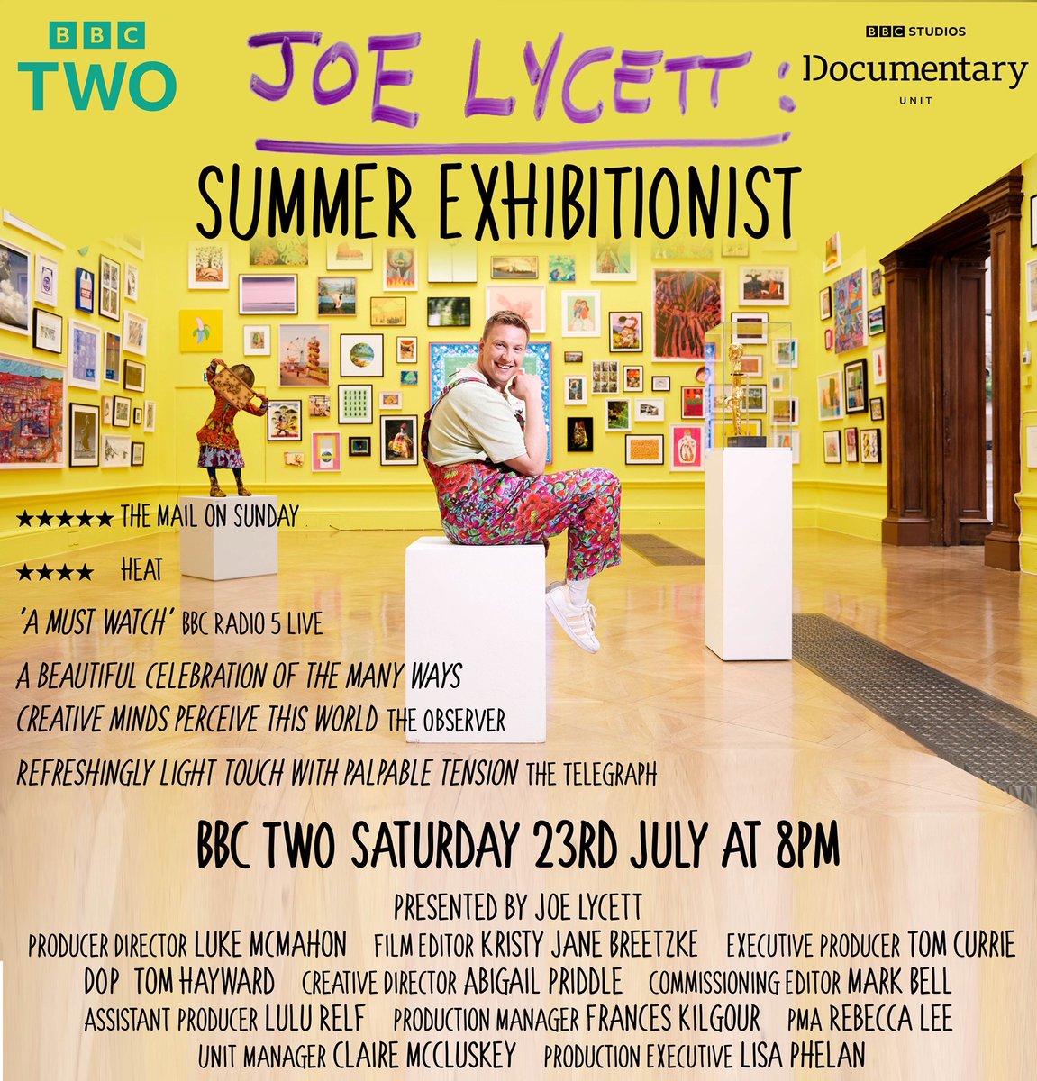 Tom Currie (@tomcurrietv) on Twitter photo JOE LYCETT: SUMMER EXHIBITIONIST <a href="/BBCTwo/">BBC Two</a> tonight 8pm and on <a href="/BBCiPlayer/">BBC iPlayer</a>
<a href="/joelycett/">Joe Lycett</a> <a href="/bbcstudios/">BBC Studios</a> <a href="/bbcarts/">BBC Arts</a> <a href="/BBCArtsPR/">BBC Arts Publicity Team</a> <a href="/royalacademy/">Royal Academy</a> #summerexhibitionist JOE LYCETT: SUMMER EXHIBITIONIST <a href="/BBCTwo/">BBC Two</a> tonight 8pm and on <a href="/BBCiPlayer/">BBC iPlayer</a>
<a href="/joelycett/">Joe Lycett</a> <a href="/bbcstudios/">BBC Studios</a> <a href="/bbcarts/">BBC Arts</a> <a href="/BBCArtsPR/">BBC Arts Publicity Team</a> <a href="/royalacademy/">Royal Academy</a> #summerexhibitionist