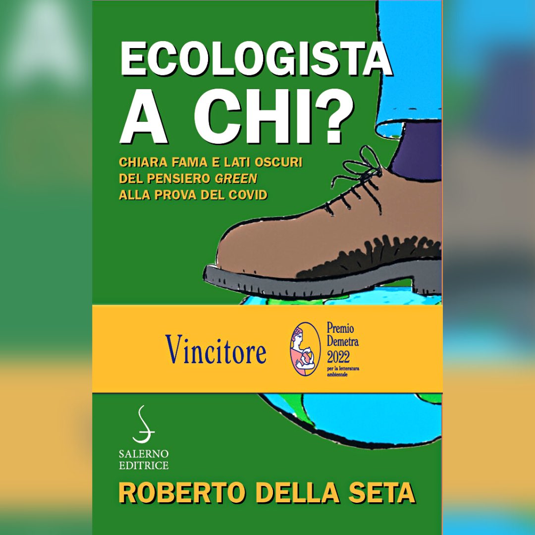 Siamo felici di annunciare che <a href="/robdellaseta/">Roberto Della Seta</a> ieri a <a href="/elbabookfest/">Elba Book Festival</a> con “Ecologista a chi” ha vinto il Premio Demetra 2022 per la letteratura ambientale! 🌿 <a href="/pdepromozione/">PDE</a> #ecologia #ambiente #green