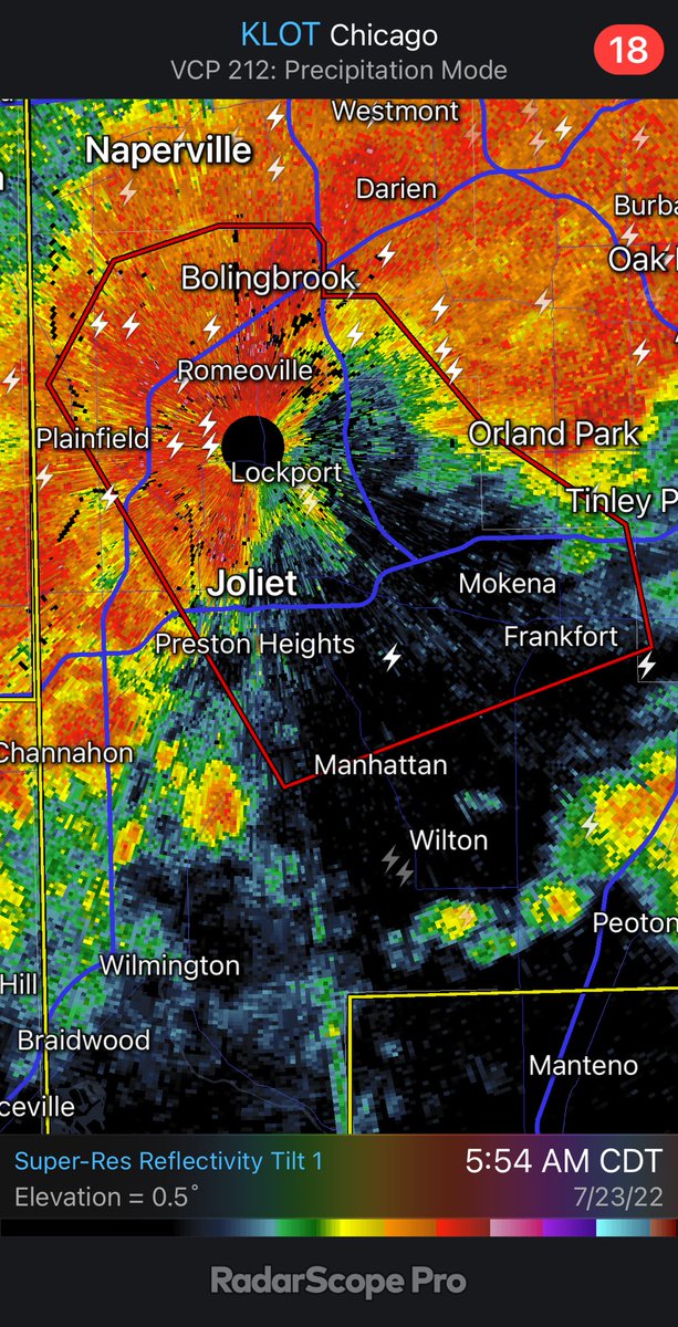 Joliet Weather Center ⛈ on Twitter "Confirmed tornado over Romeoville