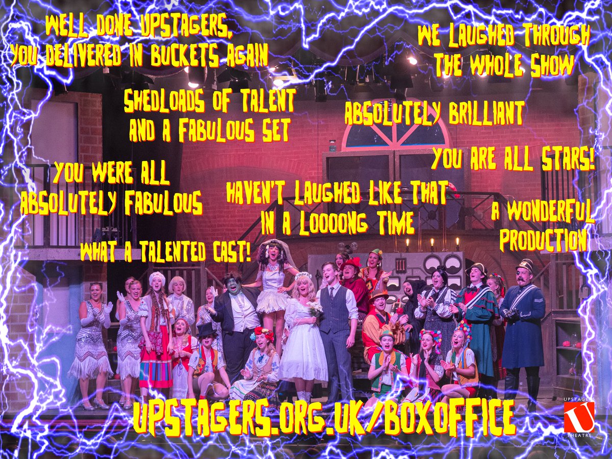 Just two performances to go, 2:15pm &amp; 7:15pm at #Ilkley King's Hall today! Here's what our lovely audiences have told us. Don't miss out, tickets available at the door! #Wharfedale #YoungFrankenstein #theatre <a href="/BradfordTheatre/">Bradford Theatres</a>