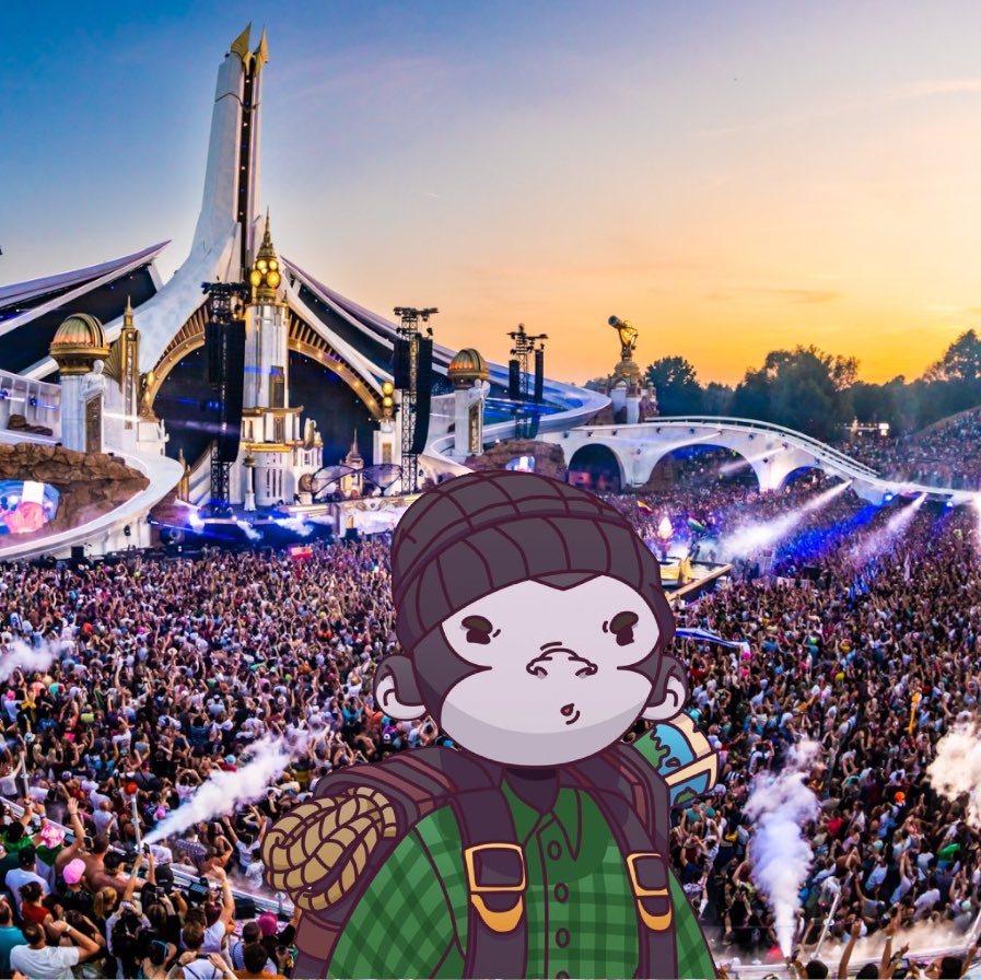 Ronin_Ginza's tweet photo. Celebrating week 2 of @tomorrowland im feeling #apish 
Eat, Sleep, Rave, Repeat 🍌
@justape_ @tomorrowlandnft #justape #solnft #tomorrowland2022 #tomorrowland #rave https://t.co/dyanrVF62m