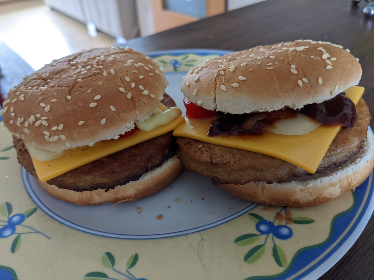 Vegetarische Burger vom Kaufland, eher so mittel im Geschmack