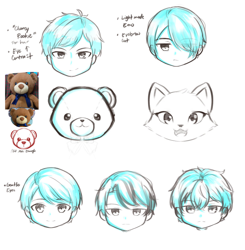 TeamProjectLoki's tweet photo. SNEAK PEEK: Sketches of chibi heads for the #ProjectLOKI Volume 1 Special Edition's inclusions.

Art by @AmaNyubi https://t.co/pMOzbmClgR