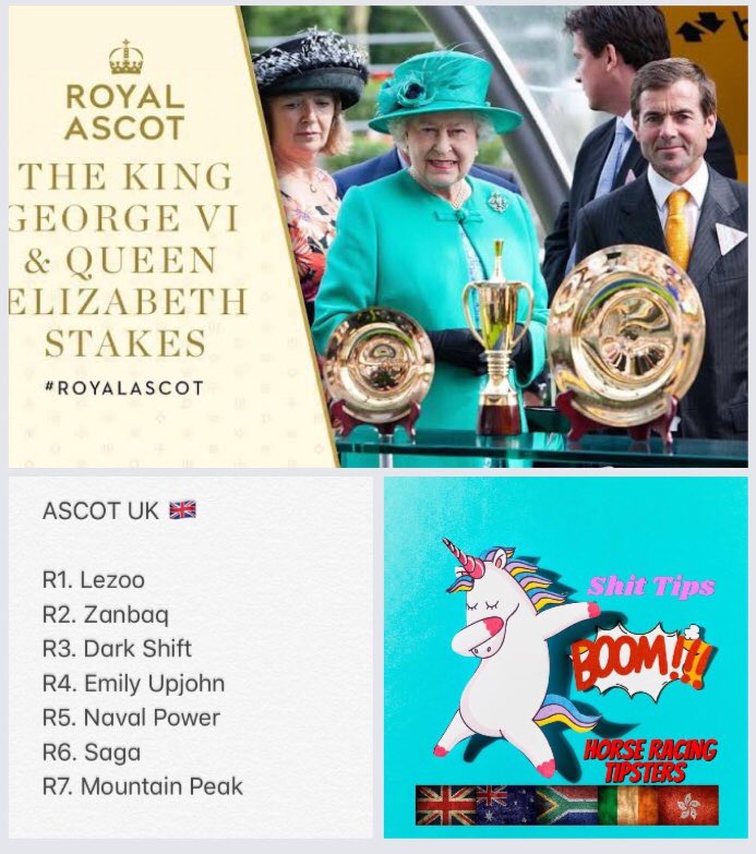 SlyTipster's tweet photo. #Ascot #RoyalAscot #Qipco #Tips #HorseRacingTips #KingGeorge #Uk @Ascot @SlyTipster https://t.co/Ih6JukAo1V