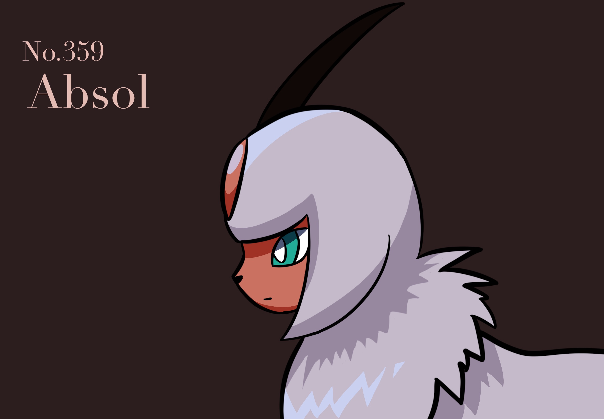 ミント アブソルの色違いが出ないから描いたった ポケモン ポケモンイラスト 色違い アブソル T Co Aifzoohysf Twitter
