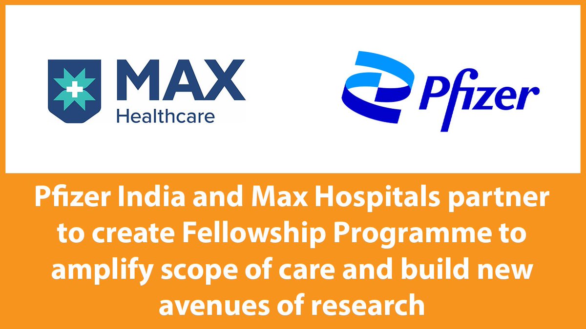 vohglobal's tweet photo. A new MOU between #PfizerIndia and #MaxHospitals aims to take care and research in the country to the next level.

𝐓𝐨 𝐫𝐞𝐚𝐝 𝐦𝐨𝐫𝐞: https://t.co/gbXzfPjPFY

#pfizer #maxhealthcare #mou #healthcare #research #vohglobal #fellowship #programme https://t.co/8uIZpN8ZKD