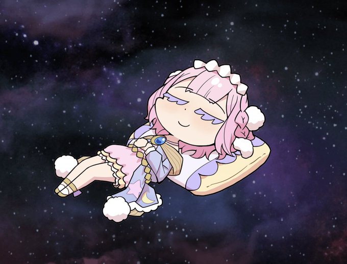 蛍はこの背景との組み合わせが、かなりしっくり来る気がする
超深い睡眠に入っていそうで 