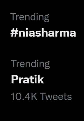 ChotusaMew's tweet photo. Trending together after so long #PraNia
#PratikSehajpal #NiaSharma #PratikFam
@realsehajpal @Theniasharma https://t.co/7tEDP2zVlI