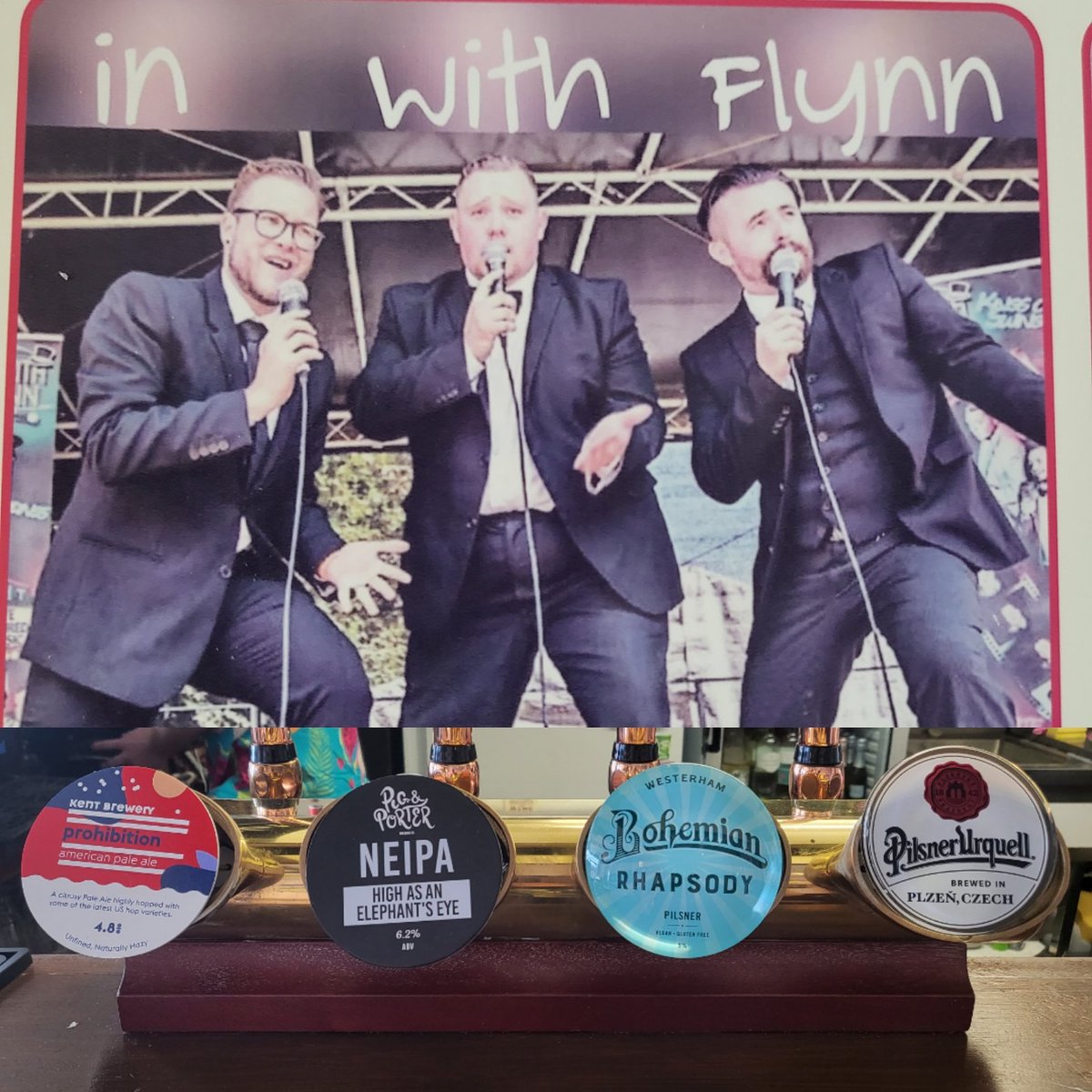 Themagnetmicro1's tweet photo. Hey Magneteers.... today we have the entertaining In With Flynn from 5pm and these great keg beers if you need to chill... see you soon. #themagnetbroadstairs #Broadstairs #inwithflynn #kentbrewery #pigandporter #westerhambrewery #pilsnerurquell https://t.co/LlgFiNaFjo