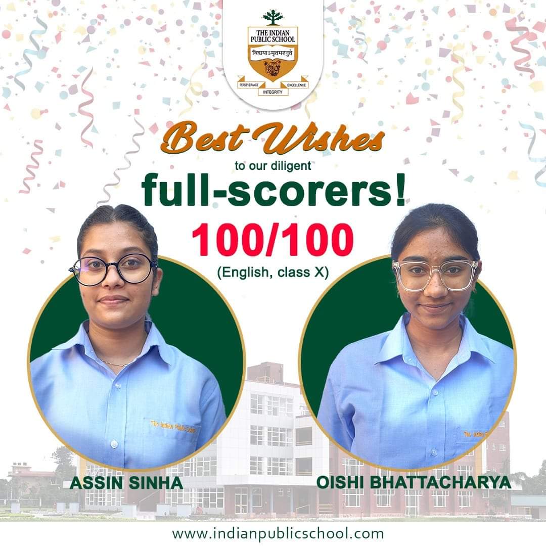 IpsDdn's tweet photo. A day full of good news! Congratulations to our dedicated teachers, diligent students and proud parents!
#ipsisthebest #ipsRocks #bestboardingschool #toppers #CBSEResults2022 #fullscorers https://t.co/y8VlnZNAOB
