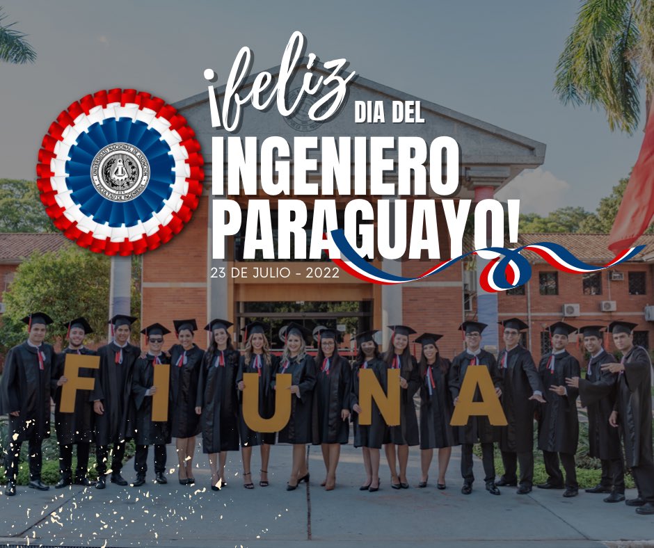 IngenieriaUNA's tweet photo. La Facultad de Ingeniería de la Universidad Nacional de Asunción (FIUNA) saluda en su dìa a todos los INGENIEROS e INGENIERAS y brinda un especial reconocimiento a sus egresados y docentes que con sus habilidades, aptitudes y conocimientos forjan el desarrollo de nuestro país! https://t.co/km1XtdKozG