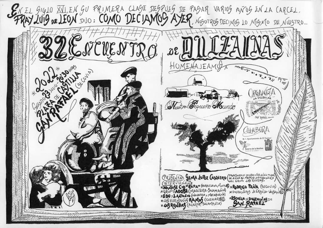 Esta tarde, a las 20.30h en la Plaza de Castilla de San Rafael (Segovia), 32° Encuentro de Dulzainas.
#dulzaina #folklore #musicatradicional #sanrafael