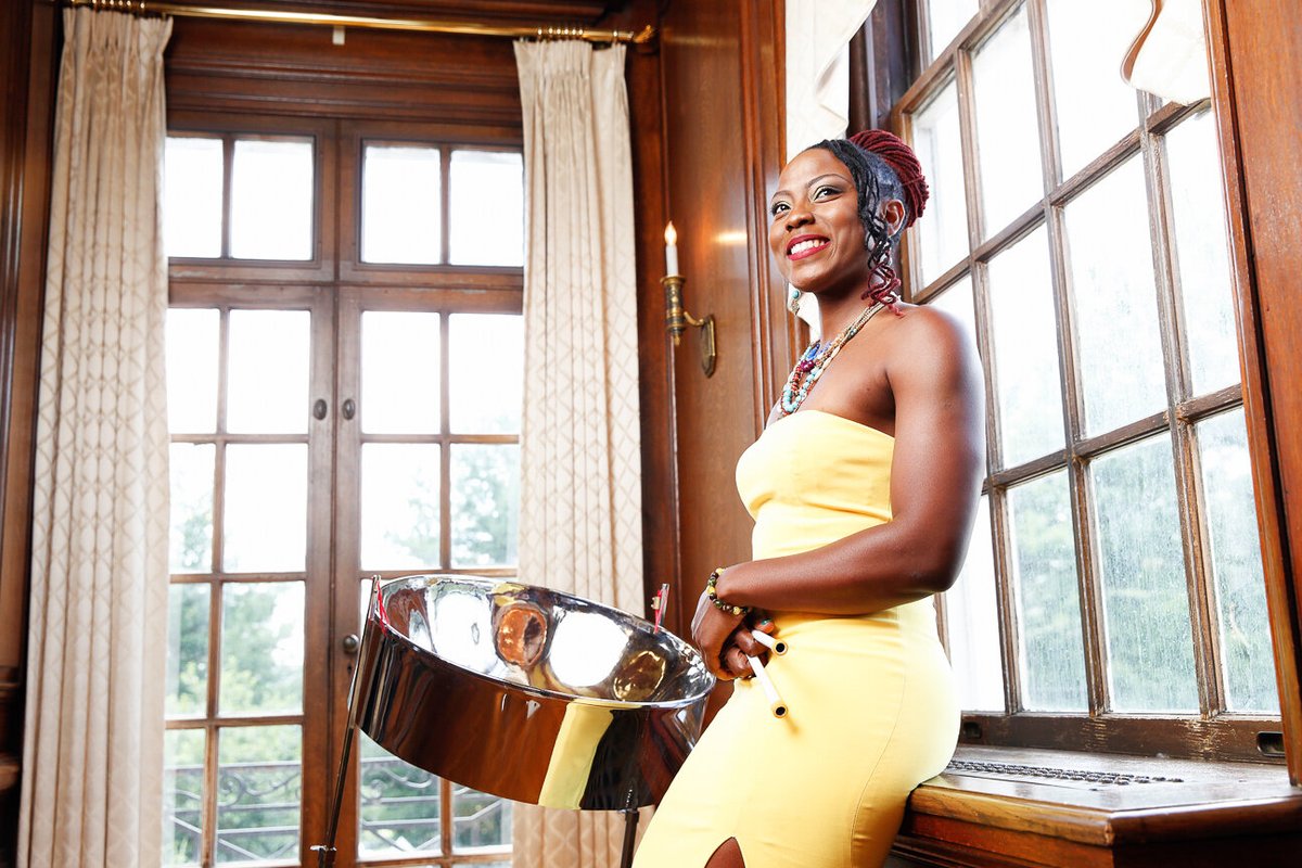 mdfolkfestival's tweet photo. Josanne Francis blends the sounds of her Caribbean roots with the urban soundscapes of Maryland as well as an eclectic mix of influences from America and abroad, all through the soothing notes of her steel pans.

https://t.co/5qMWTm805F 

#NFFMaryland #MarylandTraditions https://t.co/0dxt5FPMga
