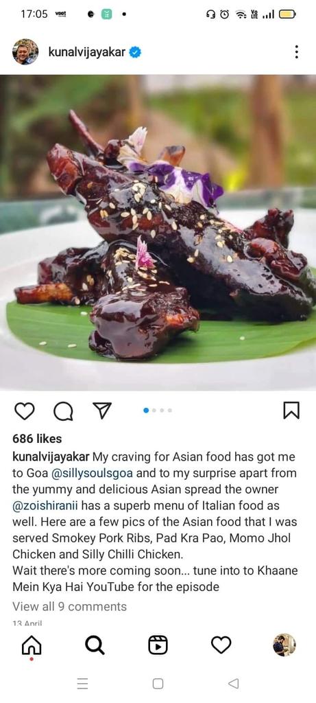 BGforINC's tweet photo. To Counter False claim of Smiriti Irani pls use these photos and links 

Pic 1- Review of restaurant by food blogger Kunal Vijaykar where it is mentioned that Smiriti's daughter is owner

Pic 2- Repost by Smiriti Irani on Insta

Pic 3- News link @smritiirani #SmritiIrani https://t.co/wyYh0iVJLc
