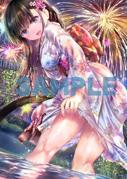 現在発売中のE☆2(えつ) frontier Vol.2にて描き下ろさせて頂いたうちの子「向井沙奈美」さんの濡れ透け浴衣イラストの複製原画のご予約が始まっております。
今回もお買い上げの方々すべてに直筆サインを入れさせていただきますのでよろしくお願いいたします。
https://t.co/z7MerHde7f 