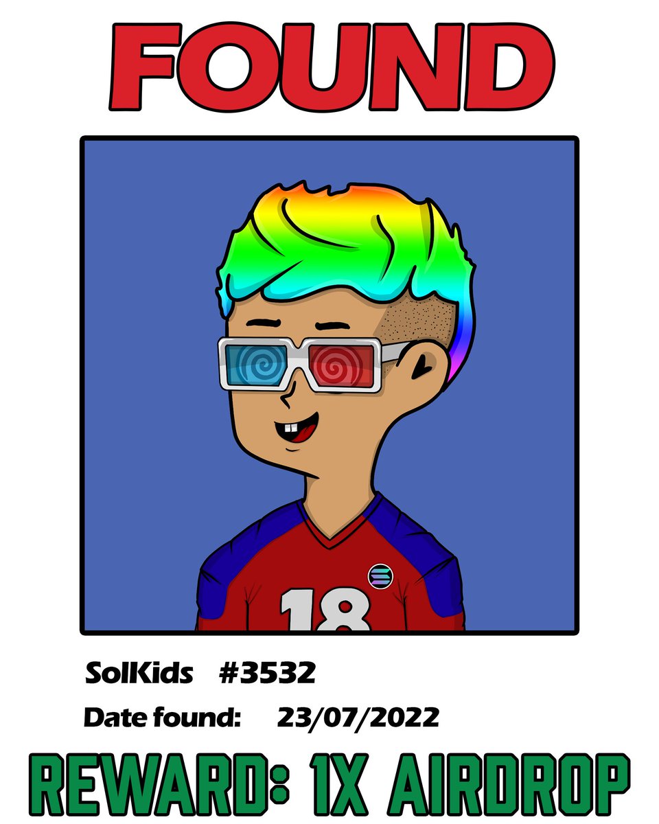 solkidsnfts's tweet image. Our first batch of Missing SolKids have been found with 25 $Solana in prizes just paid out. 

🆘If you want to join the rescue efforts head over to solkids.io/mint for your lucky chance at a big prize!

🎁Congrats to the Winners🏆

 1x Free SolKid Airdrop

#NFTCommunity