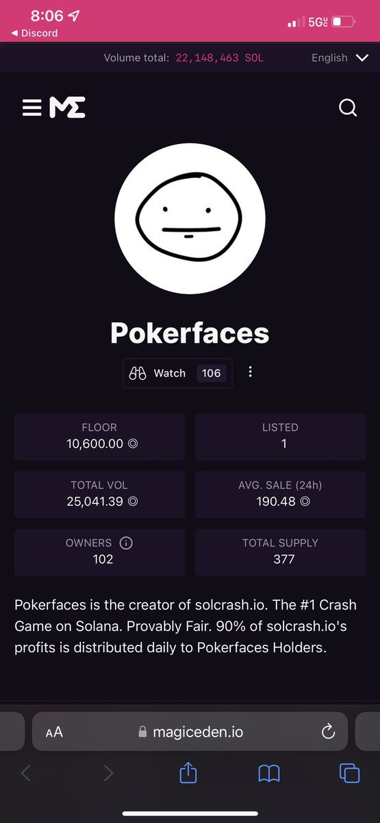 solcrash's tweet photo. Highest Floor Price in all of Solana ⁉️⁉️ https://t.co/6YsR4yq9ZX