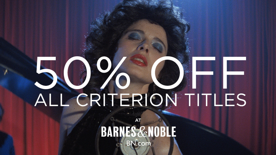 Don't miss your chance to get 50% OFF all Criterion Blu-rays, DVDs, and 4K discs at @BNBuzz! Shop now through July 31, both online and in stores. bit.ly/JulyBN50
