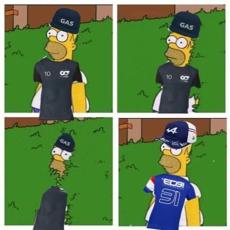 cesca_smith94's tweet photo. French fans after Q1 #FrenchGP #F1  #pierregasly #estebanocon https://t.co/rUOpqcCApf