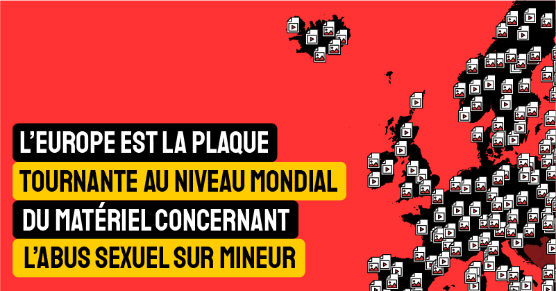 #ChildSafetyOnlineNow : L'Europe est le leader mondial en matière d'hébergement de contenus d'agressions sexuelles sur enfants, il est temps de responsabiliser les plateformes qui stockent et diffusent des contenus pédocriminels childsafetyineurope.com #SaferInternet