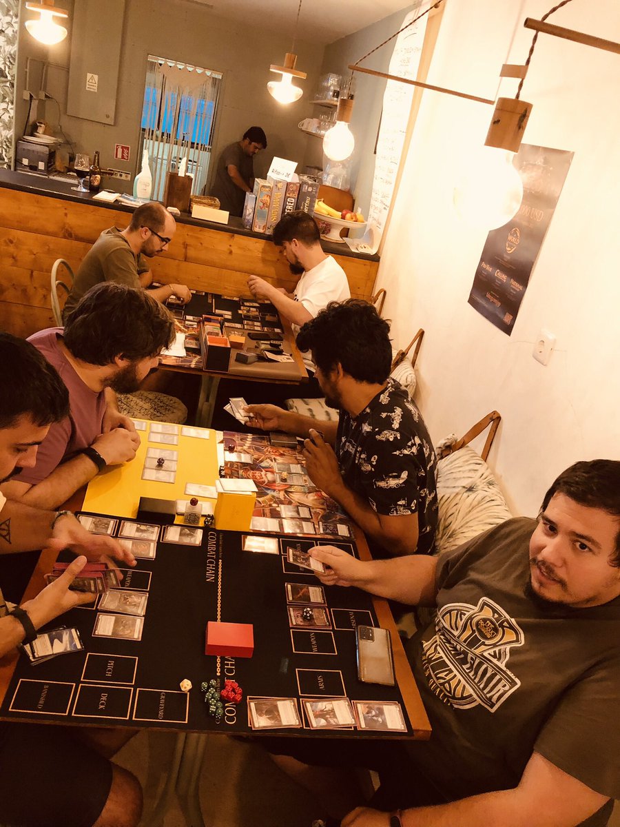 1st #fleshandblood welcoming event at our coffee shop! Everyone loved it! A bunch more events to come!!
<a href="/fabtcg/">Flesh and Blood</a> <a href="/FandBEurope/">Living Legend Studio</a>