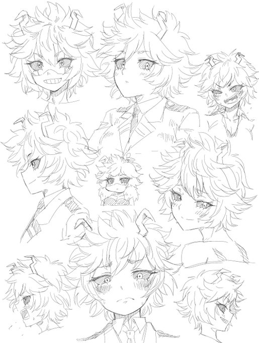 顔を可愛く描けるようになりたいから練習するぞ! 16 