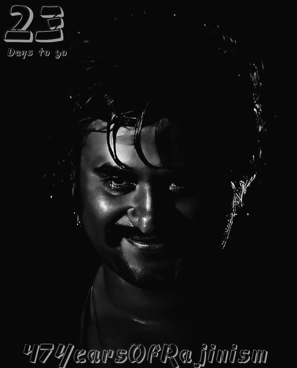 RajiniGuruRG's tweet photo. 2️⃣ 3️⃣ Days to go... #47YearsOfRajinism 🔥
#Jailer #Thalaivar @rajinikanth
#6YearsOfKabali https://t.co/9dlinpBvj8