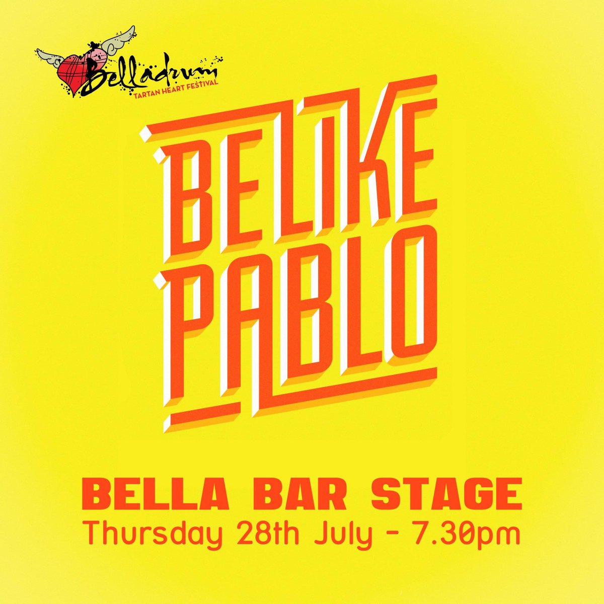 Be Like Pablo (@belikepablo) on Twitter photo Its not long to go now until <a href="/BelladrumFest/">Belladrum Tartan Heart Festival</a> Please stop by and catch our set at the Bella Bar Stage on Thursday 28th July at 7.30pm. You can also read a fun interview with Ewen over at @invernessGiG about the return of Be Like Pablo: igi.gs/2022/07/19/bel… Its not long to go now until <a href="/BelladrumFest/">Belladrum Tartan Heart Festival</a> Please stop by and catch our set at the Bella Bar Stage on Thursday 28th July at 7.30pm. You can also read a fun interview with Ewen over at @invernessGiG about the return of Be Like Pablo: igi.gs/2022/07/19/bel…