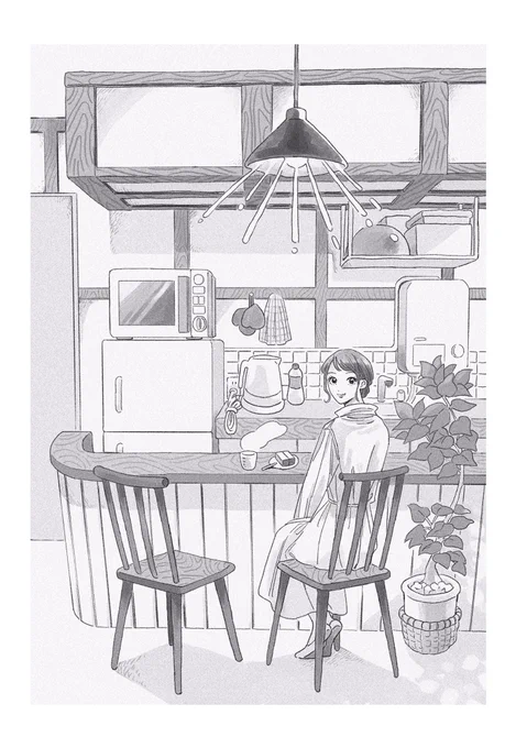 お仕事7月22日発売「小説新潮」新川帆立さんの新連載「三行半のお手伝い縁切り弁護士・松岡紬」扉絵を描かせていただきました 