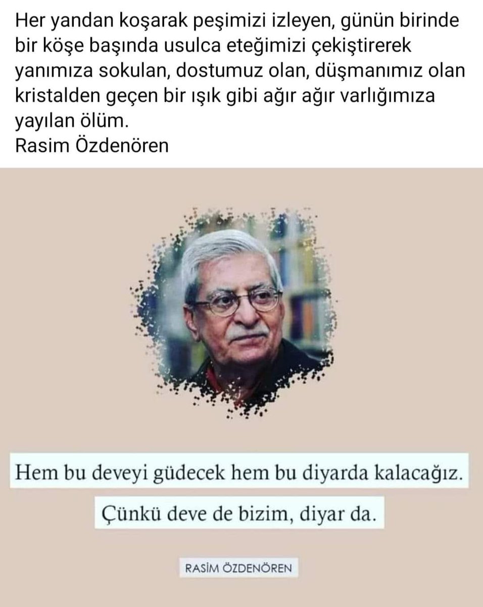 Zamanın zor, zeminin çöl olduğu ortamlarda gül yetiştirene Rahmetle