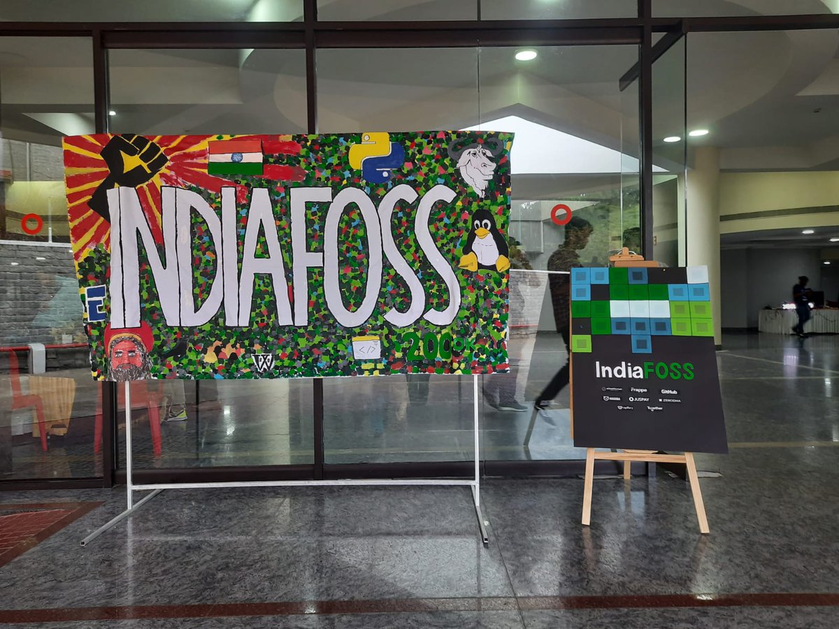 TakshashilaInst's tweet image. Excited to be at #FOSSIndia conference! Experience the impact of free &amp;amp; open source software in India&apos;s startup hub. 

If you&apos;re around, drop by at our desk to say hello! 

@FOSSUnited @IndiaFOSS 

#OpenSource #SoftwareDeveloper #technology #Conference #Bangalore