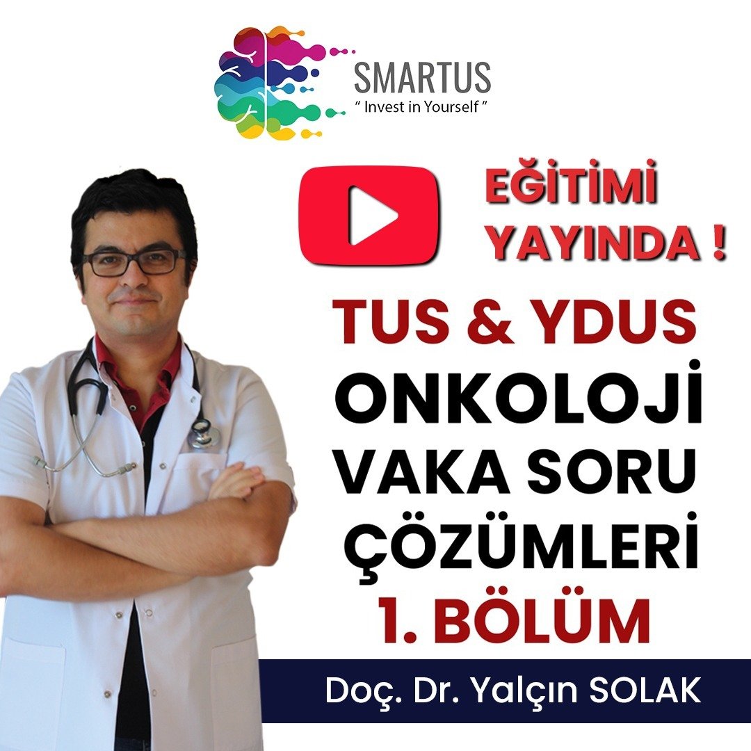 TUS-YDUS için piyasada çok onkoloji sorusu bulamazsınız. Bizde tom 60 tane vaka sorusu olacak. İlk 15 tanesi yayında. 
youtu.be/l41hb3dQ3ok