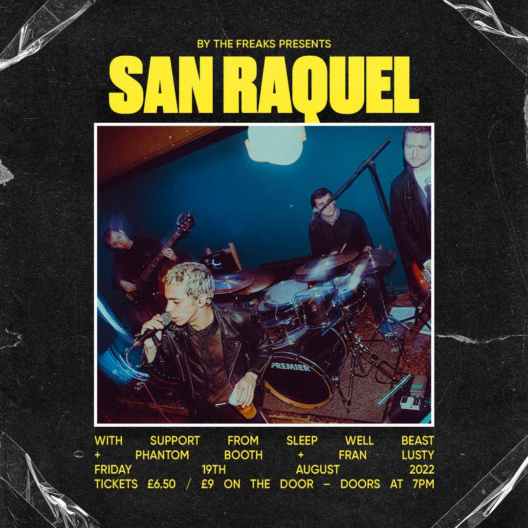 ******ANNOUNCEMENT***** 

WE ARE EXCITED TO ANNOUNCE WE ARE SUPPORTING SAN RAQUEL AT THE ENGINE ROOMS FRIDAY 19TH AUGUST!

TICKETS AVAILABLE NOW!