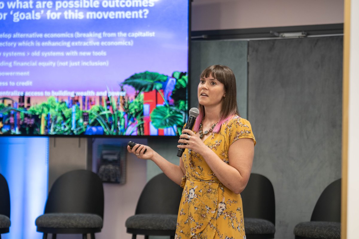 "Social impact at the beginning was just marketing. I have seen more integrity with the social impact projects now. We are bringing in people who are affected by the problems we say we are solving." 

-<a href="/ReSource_Fi/">ReSource_Fi</a>'s @ashtaybuck on the #SBSummit2022 stage