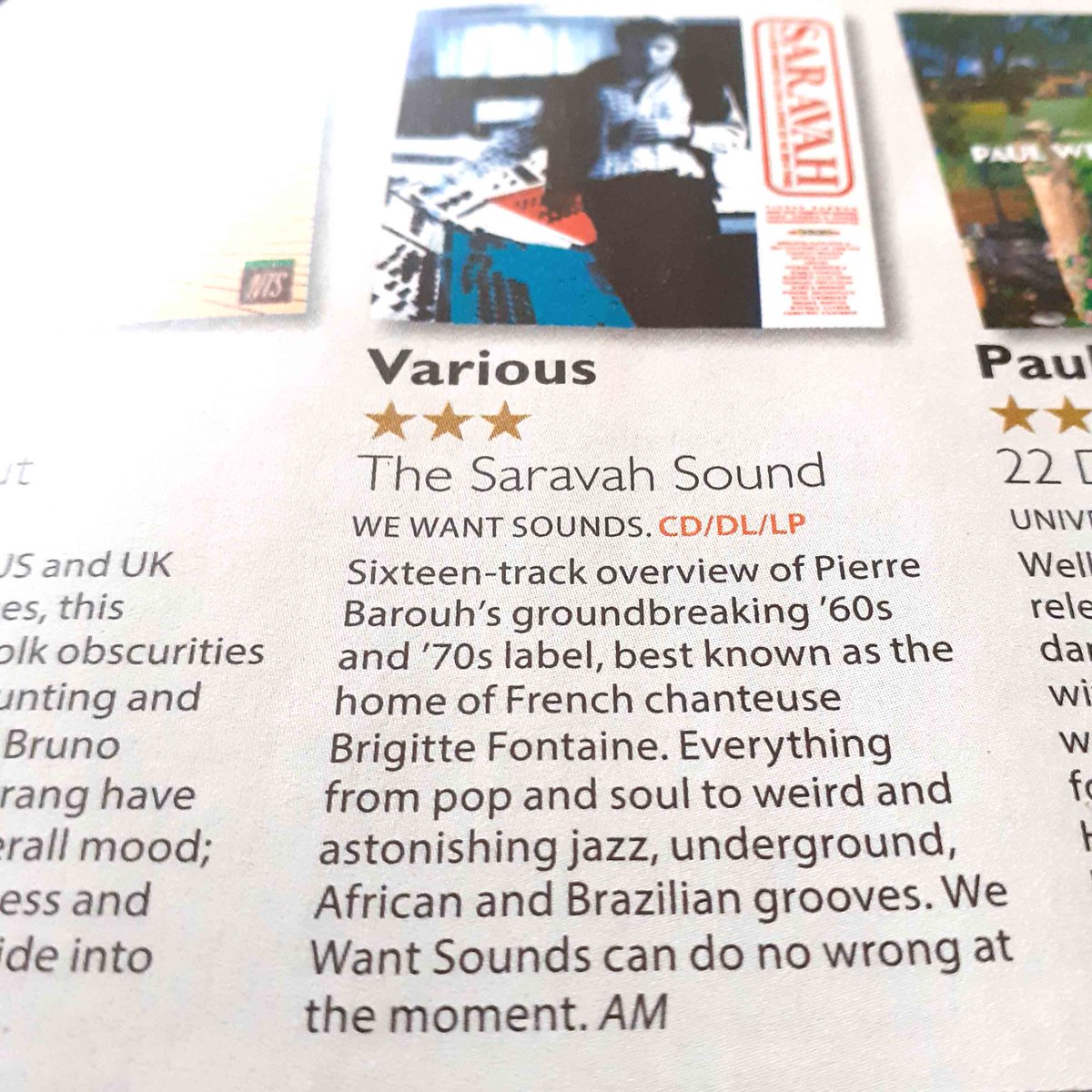 wewantsounds's tweet image. #Pierrebarouh and the #Saravah Sound in @MOJOmagazine 

Thanks @Andr6wMale for the kind words !