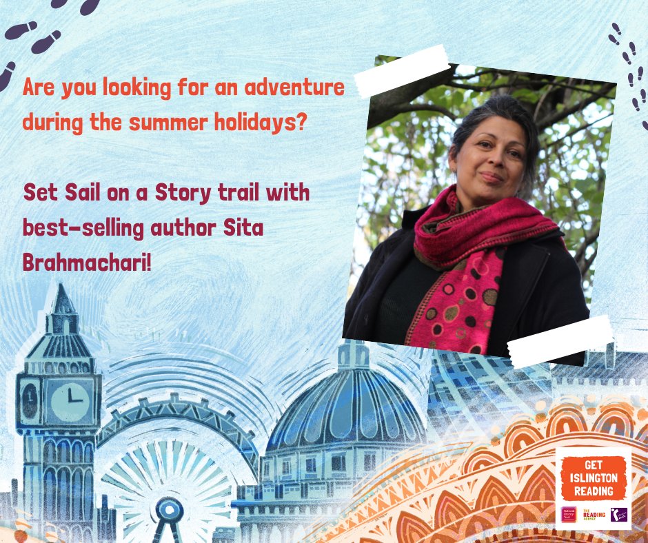HachetteKids's tweet photo. Don't miss the Set Sail on a Story trail around Islington during the school holidays, with #GetIslingtonReading, the National Literacy Trust and bestselling author Sita Brahmachari!

Download your map here: https://t.co/wTu4OTtS0O https://t.co/PbI9mDZxvj