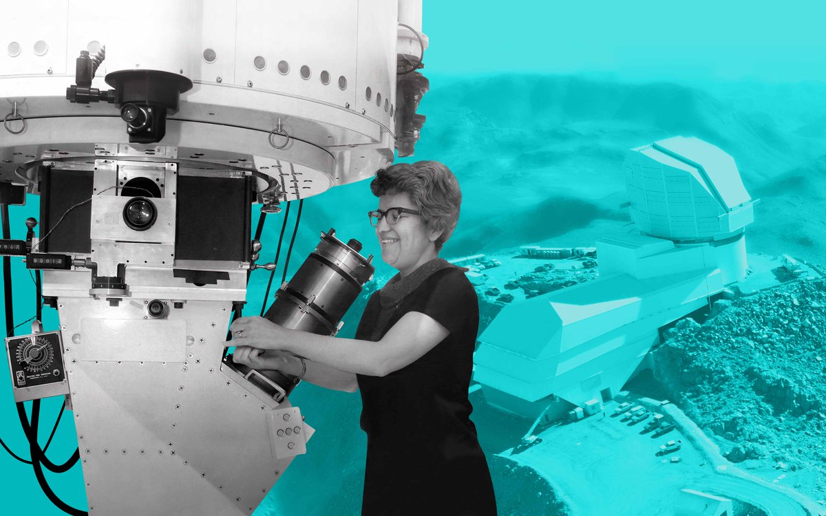 Happy birthday to our namesake, Vera Rubin! 🥳

She was born #OTD in 1928 and turned our understanding of the Universe on its head by convincing astronomers that dark matter exists.

Did you know that our very first name was the Dark Matter Telescope? #BirthdayVeraRubin