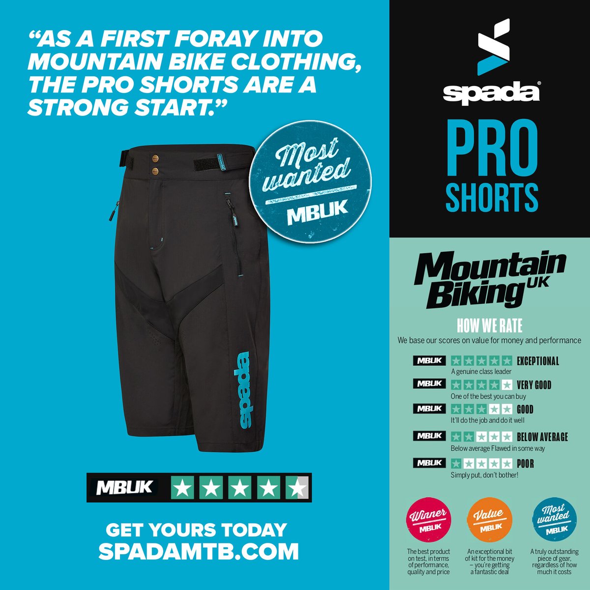 Our Pro Shorts have just won a 'Most Wanted' <a href="/mbukmagazine/">Mountain Biking UK</a> award along with a 4.5 star rating. We will be showcasing the shorts along with the rest of our range at <a href="/ardrockenduro/">Ard Rock Enduro</a> if you are attending be sure to come and visit us!

Shop the Pro Shorts here: