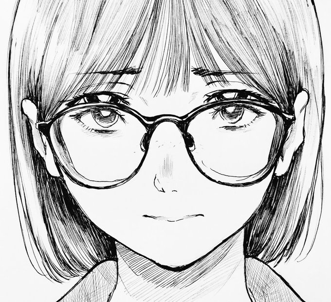 このくらいせえ、とは言わんがメガネっ娘を描く以上、おまえらにはレンズを屈折させてほしいという願いはある 