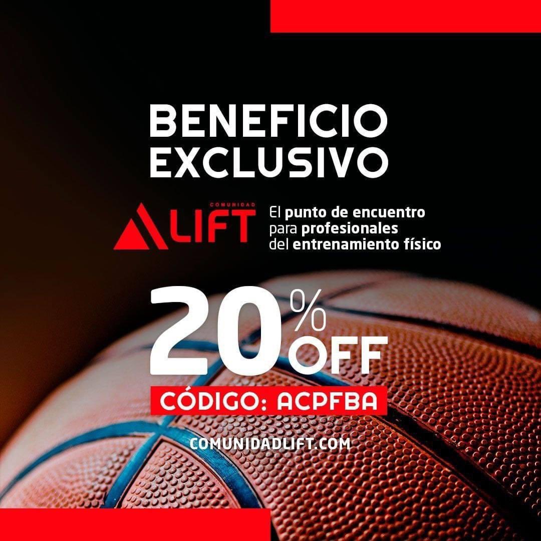 Otro beneficio de ser parte de la Asociación Civil de Preparadores Físicos del Básquet Argentino.

Y vos que esperás para asociarte?