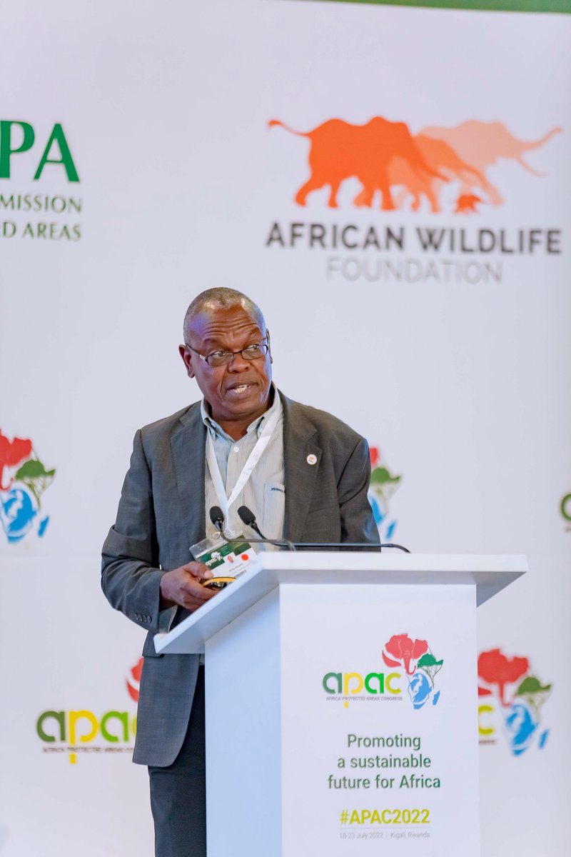 bamulesewa_sudi's tweet photo. The @APA_Congress comes to an end today. @AWF_Official Vice President, Species Conservation and Science, @p_muruthi is reporting on the findings from #APAC2022 Stream 1: Protected and Conserved Areas #NaturesValue https://t.co/5lEpMy904F
