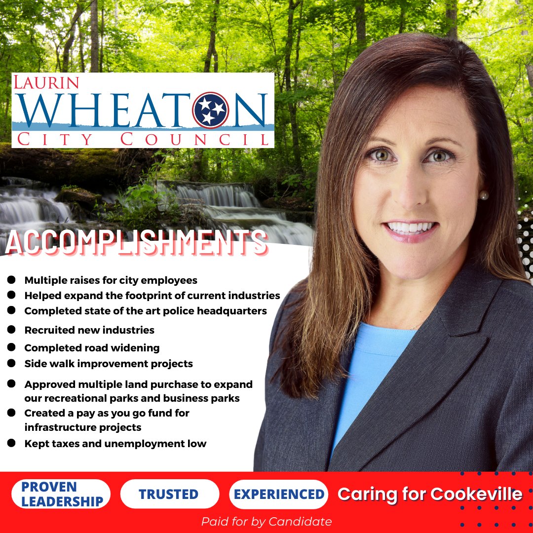WheatonLaurin's tweet photo. #cookevillecitycouncil #cookevilletn #cookeville #ckvl #vote https://t.co/d1f727bTMT