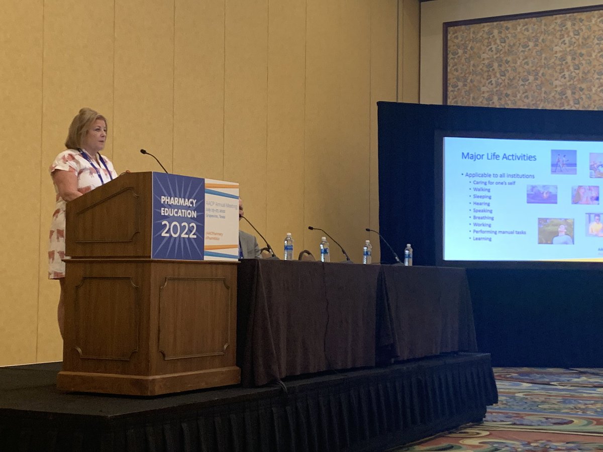 Day #2 of the 2022 AACP Admissions Workshop is underway with Diane Ginsburg <a href="/dbgbox/">Diane Ginsburg</a> and her important presentation on the legal issues associated with providing reasonable accommodations to students #PharmEd22 <a href="/AACPharmacy/">AACP</a>