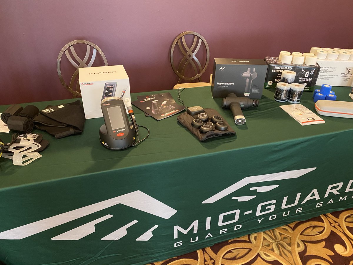 Paul_Calloway's tweet photo. Indiana Athletic Trainers - come see us today only at @INAthletic summer symposium in Indianapolis. We’ve got some new tech to talk about!
#klaser #hypericex #hypervolt #mx3hydration https://t.co/Xnehd0Hann