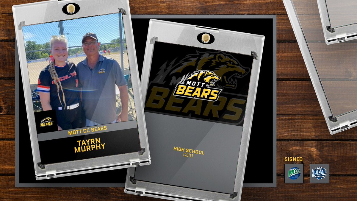 The Mott CC Athletic Department is proud to announce that the softball team has signed All-State 3B from Clio, Tayrn Murphy. Welcome to Bear Nation, Tayrn!