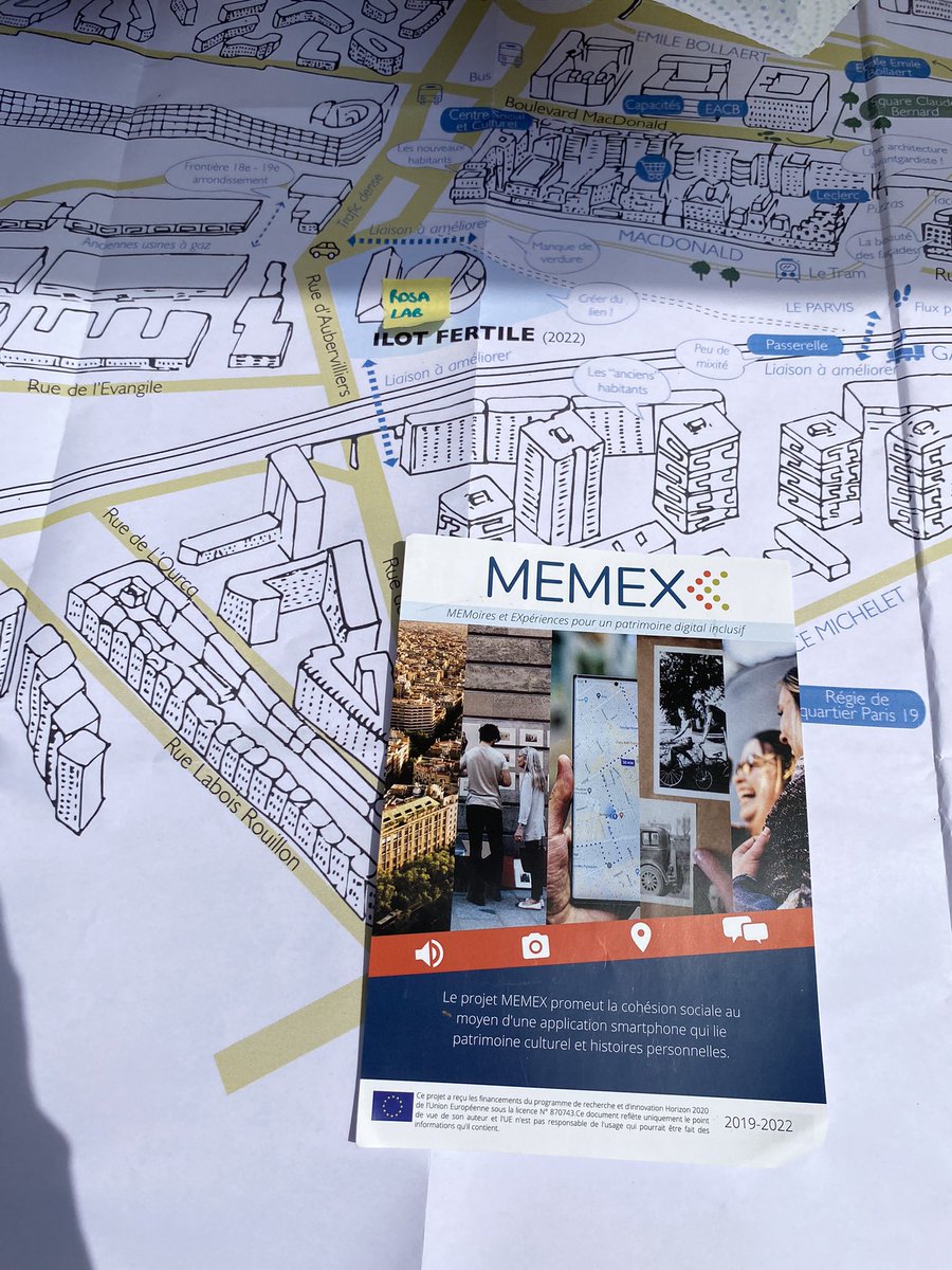 MemexProject's tweet image. 👉🏽Local neighbourhood event in Paris today, come and meet the MEMEX partners from the Paris Pilot! 

@SmartCityParis @MCA_EU 
#MEMEXproject #ParisPilot