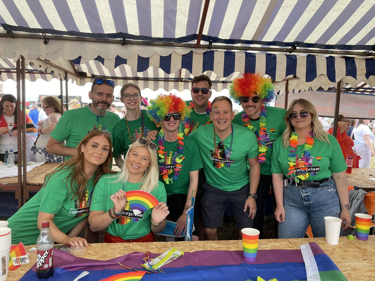 The first Northern Pride for 3 years. Great to be back! #Enterpride