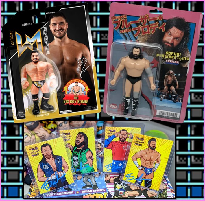grapplearcade's tweet photo. @Inside_TheRopes Magazine COMPETITION

To win the MINT prizes (in 2nd pic) &amp; in my 'Hands Off The Merchandise' article, in issue 23 at: https://t.co/eilIRgQ4Hp 

- Follow @Inside_TheRopes @grapplearcade @junkshopdog @TTDWrestling @EyecandyTattooo 
- Like &amp; RT
- Comment with #HOTM https://t.co/k4V9u3IIBR