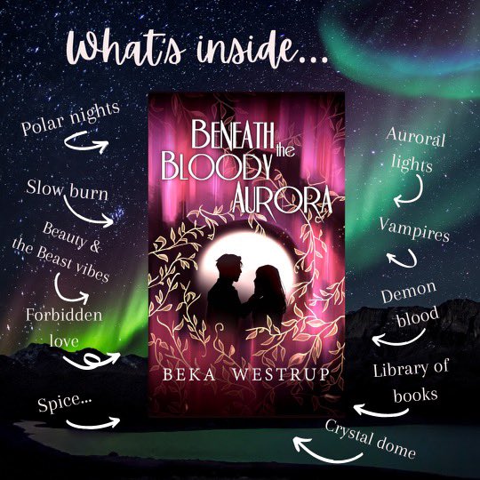 ✨PRE-ORDER LINKS FOR BENEATH THE BLOODY AURORA✨

It’s LIVE 🥹😍 if you love vampires, snow, and romance, please consider giving my debut a little love and support by preordering or sharing. 💗 

B&amp;N: barnesandnoble.com/w/beneath-the-…

Amazon: 
a.co/d/8nI23cL